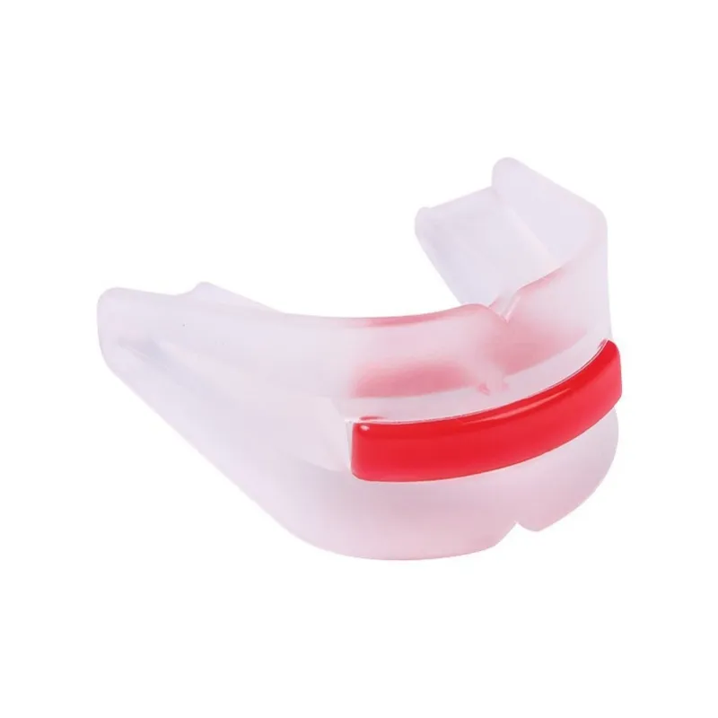 Wurong Boxing Protective Gears Red White EVA Silicone Unisex White-4