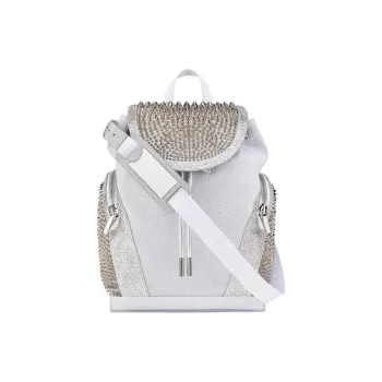CL LUBOTING Cow Leather Backpack Men White