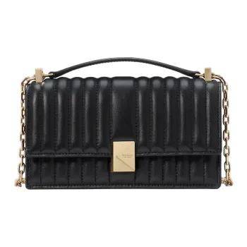 Kate Spade Smooth Finish Leather Portable Crossbody Bag Shoulder Bag Regular Women's Black