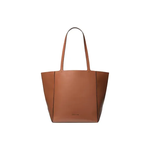 MICHAEL KORS Leather Tote Bag Shopping Bag Handbag Large Size Women's Brown