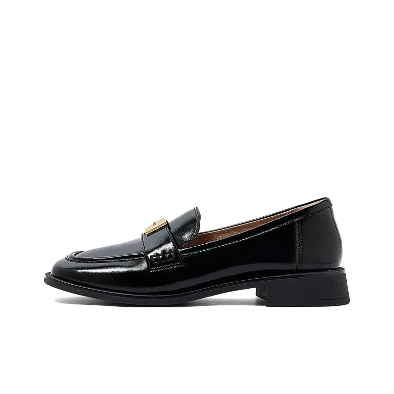 COMELY Loafers Women's Black/Coffee-0
