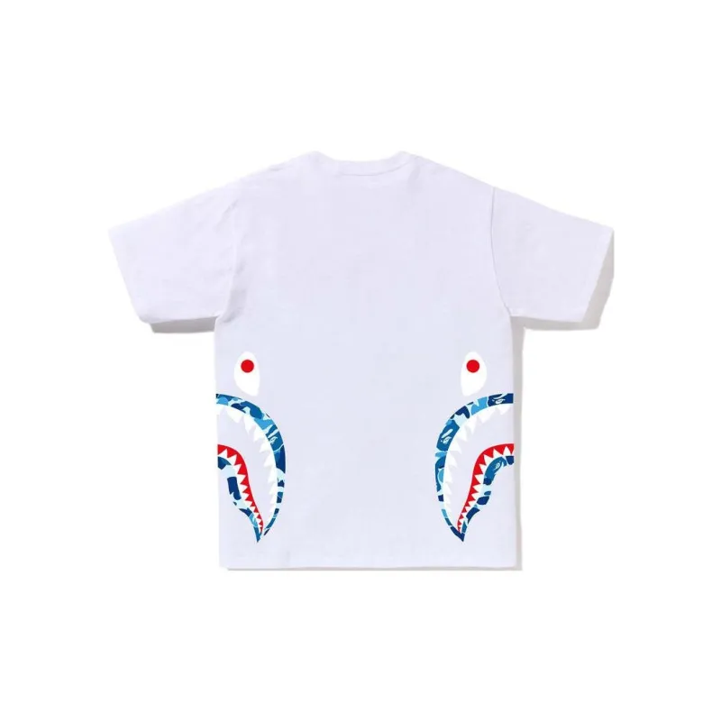 A BATHING APE Abc Camo Side Shark Tee-7