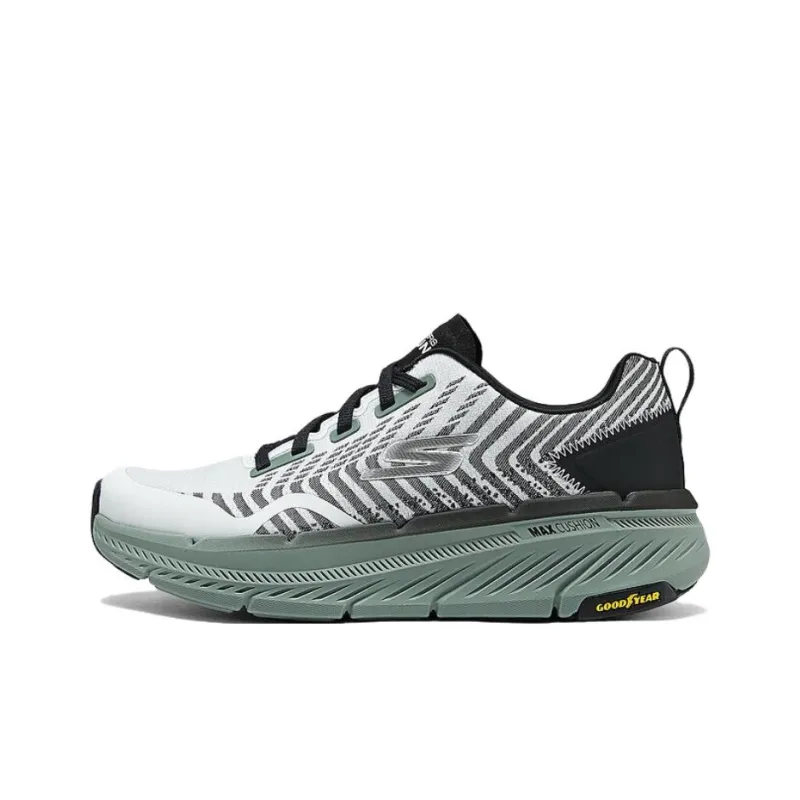 Skechers MEN'S GO Anti Slip Wear Resistant Low Top Casual Running Shoes Men White Black-0