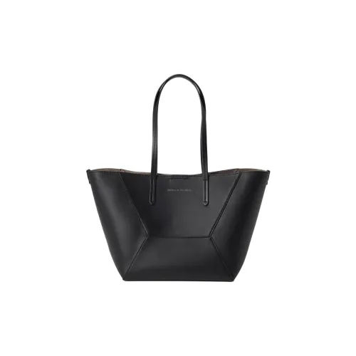 Brunello Cucinelli Calfskin Tote Bag Shopping Bag Handbag Shoulder Bag Women's Black