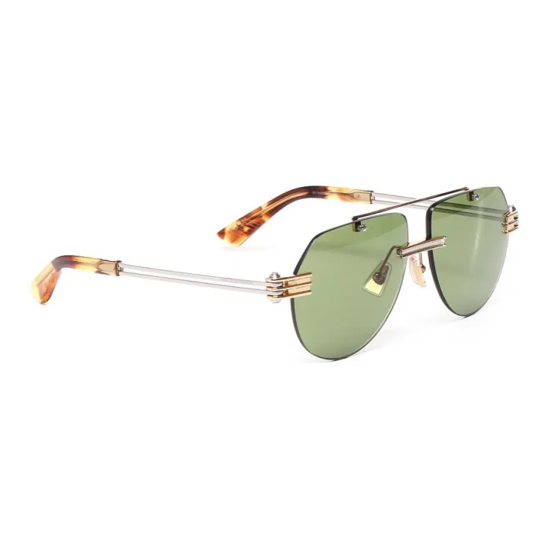 Bottega Veneta Aviator Frame Sunglasses-2