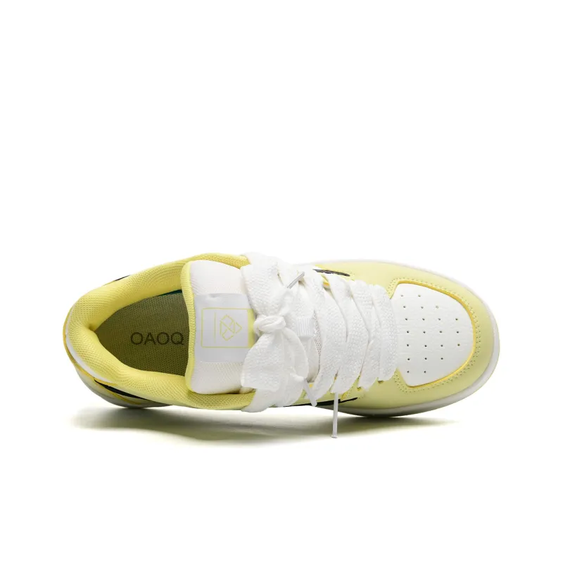 OAOQ Wear-resistant And Lightweight Low-Top Skateboard Shoes Unisex Box-18