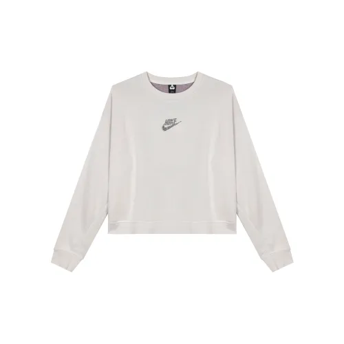 Nike Sweatshirts Women's Light Silver Gray