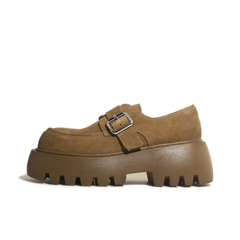 CHENTER KATER Mary Jane Leather Shoes Loafers 6cm Women's-0