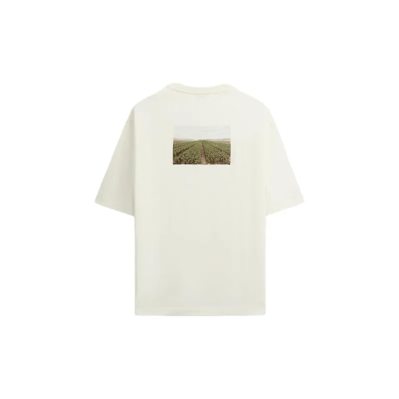 ZARA T Shirts Men White-1