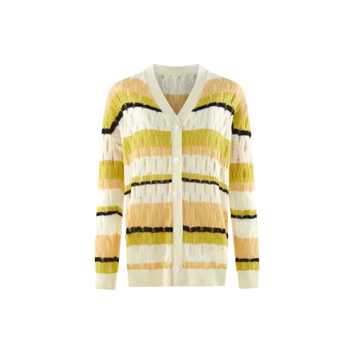 COMOBOCA Cashmere Sweaters Women's Goose Yellow