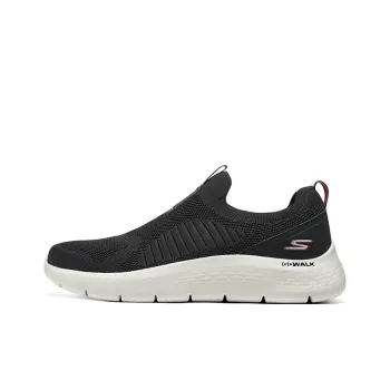 Skechers MEN'S GO WALK Breathable And Resilient Low-Top Casual Shoes Men Black White