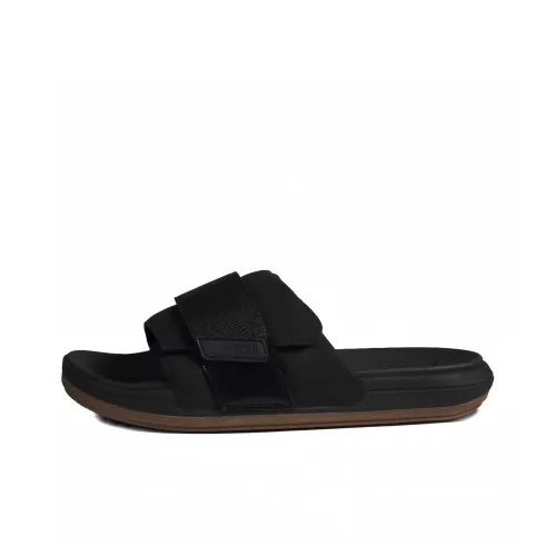 REEF Slip-Resistant Slide Slippers Unisex Black