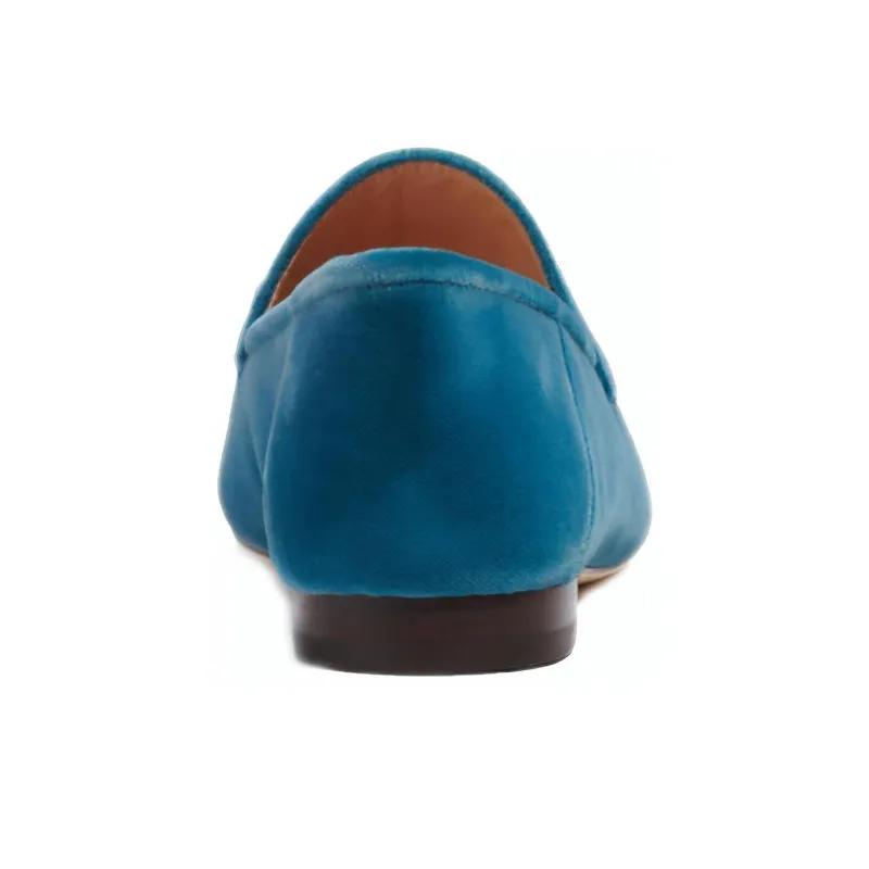 COACH Hanna Loafers Women's Deep Turquoise-4