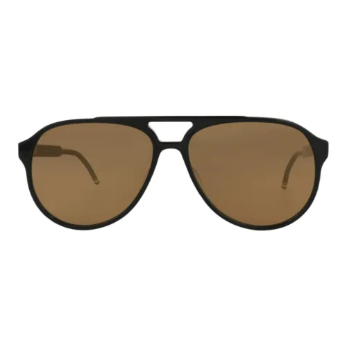 THOM BROWNE· Acetate Aviator Sunglasses Men Black