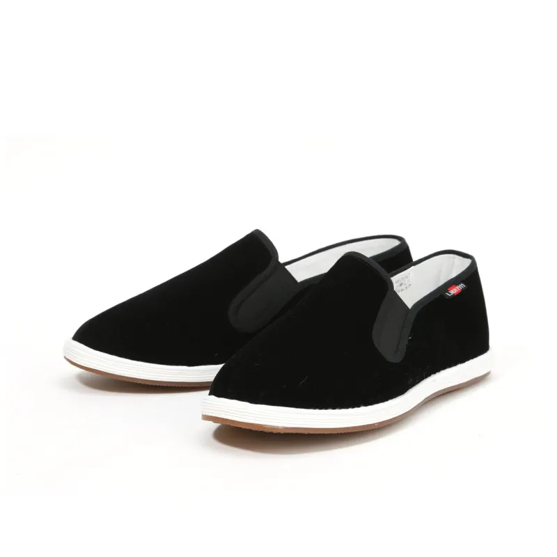 Old Meihua Men's Casual Shoes Men Low Top Black-1