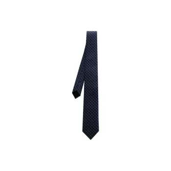 HUGO BOSS Polyester Silk Ties Men Blue
