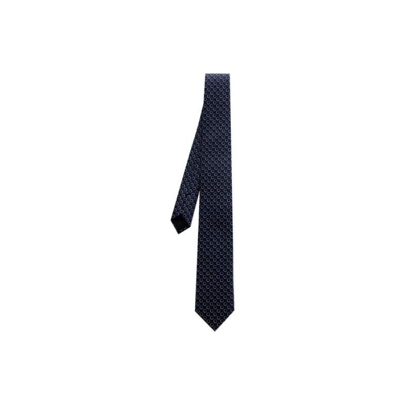 HUGO BOSS Polyester Silk Ties Men Blue-0