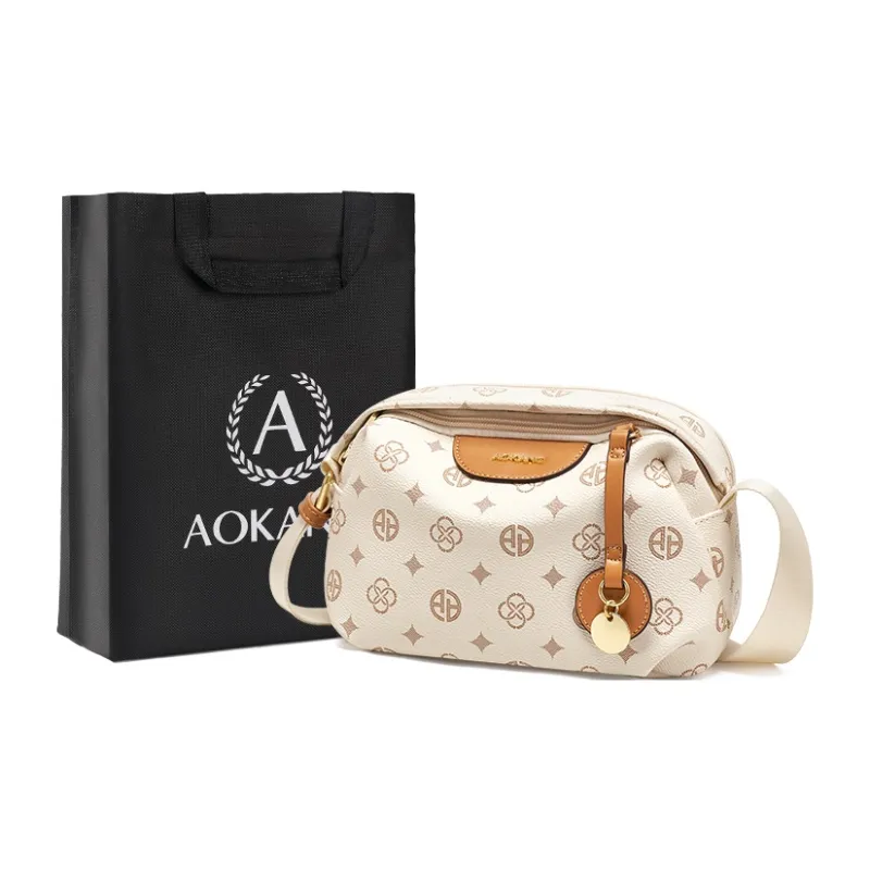 AOKANG PVC With Synthetic Leather Small Square Bag, Mom Bag, Crossbody Bag Regular Women's Multicolor-5
