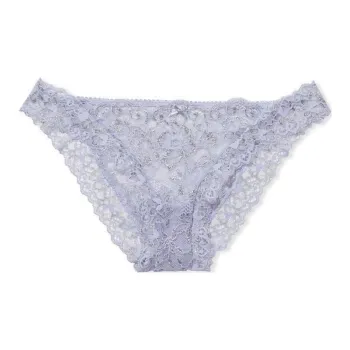 Victoria's Secret Underpants Women's 1 Pack Light Purple Gold Foil