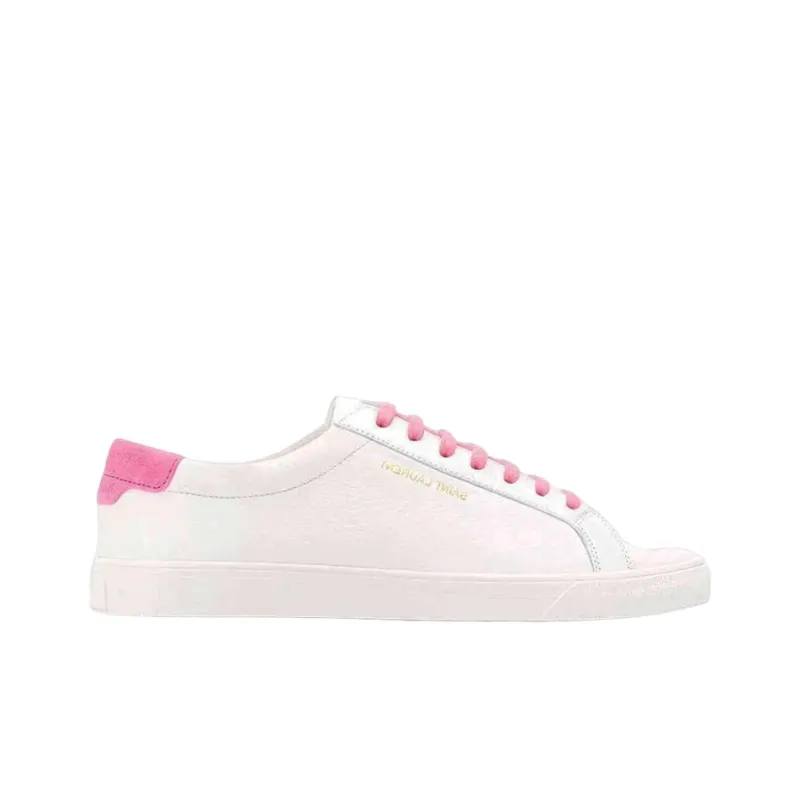 SAINT LAURENT Low Top Stylish Skateboarding Shoes Women's White Pink-1