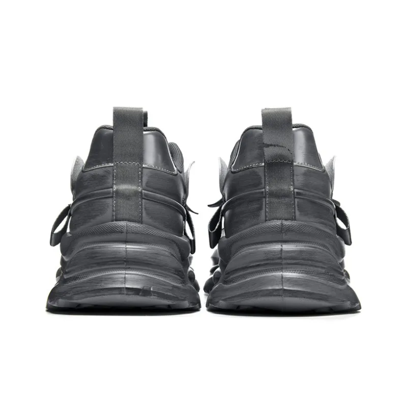 AOKANG Trendy Play Series Chunky Sneakers Men Low Top Black, Gray-16