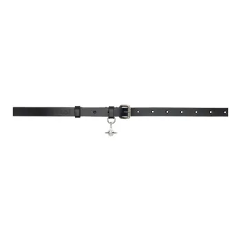Vivienne Westwood Leather Leather Belts Men Black Width: 2CM