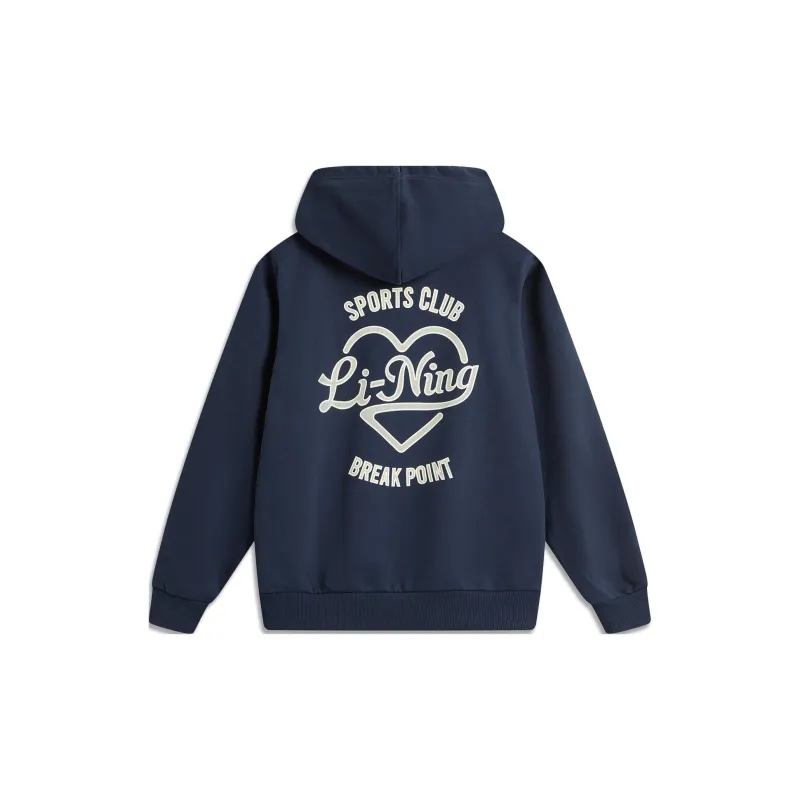 LiNing Sports Life Collection Sweatshirt Women's Dark Iris Blue-1
