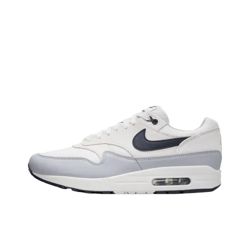 Nike Air Max 1 Running Shoes Men Low-Top White/Silver