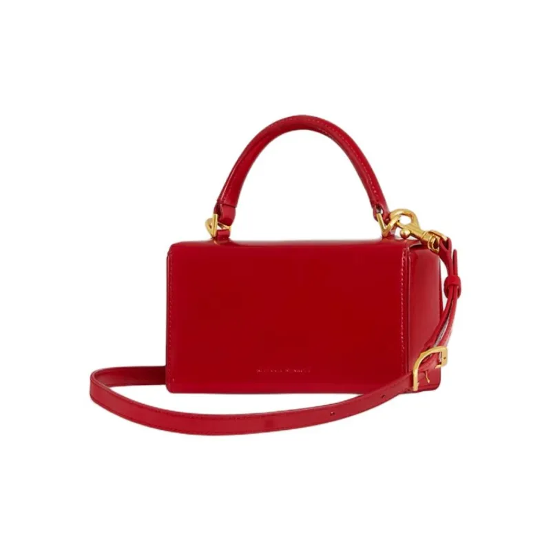 REBECCA MINKOFF Genuine Leather Handbag Shoulder Bag Crossbody Bag Mini Women's Red-1