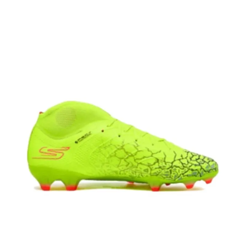 Skechers Artificial Ground Breathable And Resilient Soccer Shoes Men Yellow Black-1