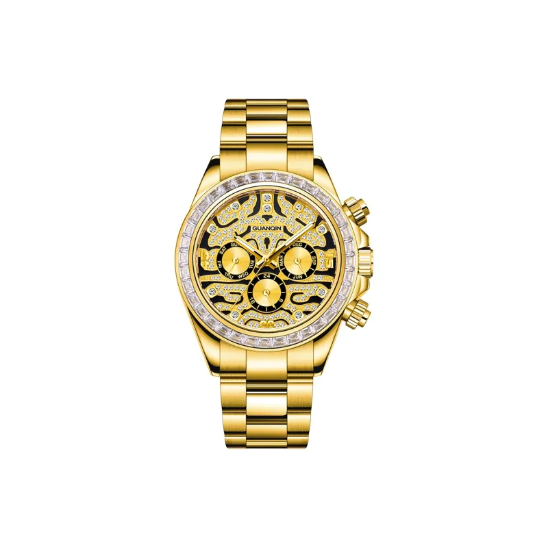 GUANQIN GUANQIN GJ16409 Automatic Mechanical Movement Stainless Steel Watchband Watch Men White Dial-4