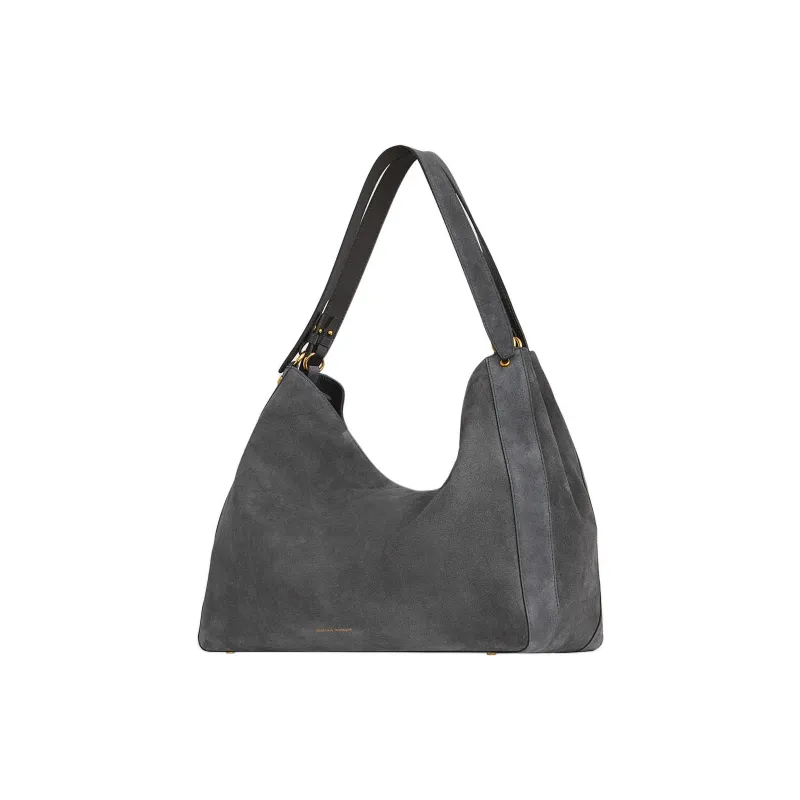 REBECCA MINKOFF Suede Handbag Shoulder Bag Women's Gray-1