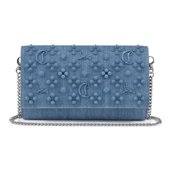 Christian Louboutin Paloma Embellished Wallet On Chain