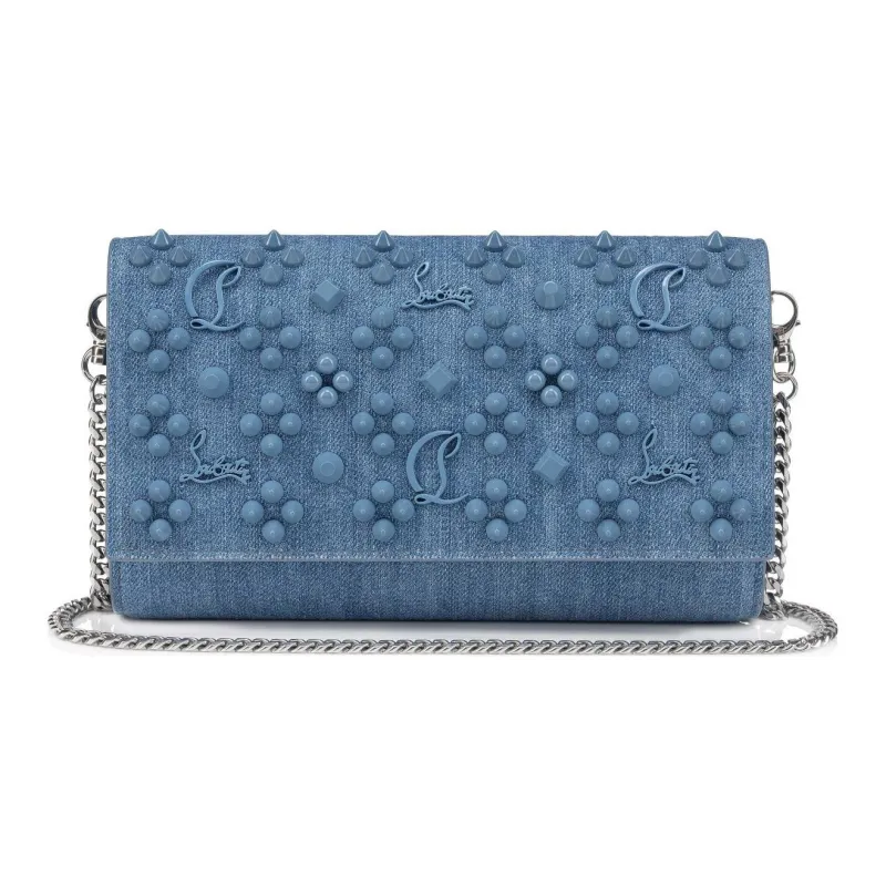Christian Louboutin Paloma Embellished Wallet On Chain-0