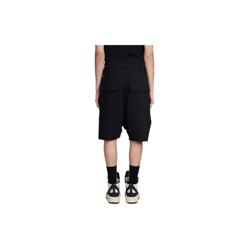 RICK OWENS X Champion Logo Embroidered Drawstring Shorts-2