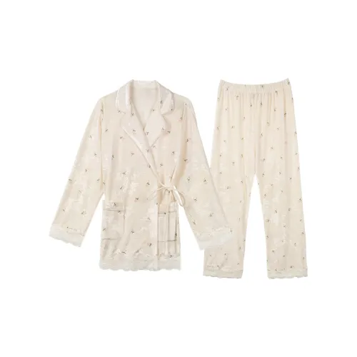 IIZZINI Pajama Set Women's White