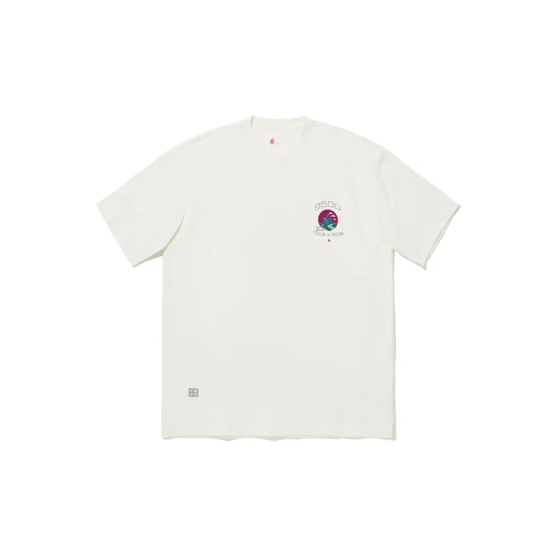 LiNing T Shirts Unisex Ivory-1