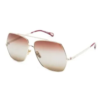 Chloe Acetate Aviator Sunglasses Women's Gold
