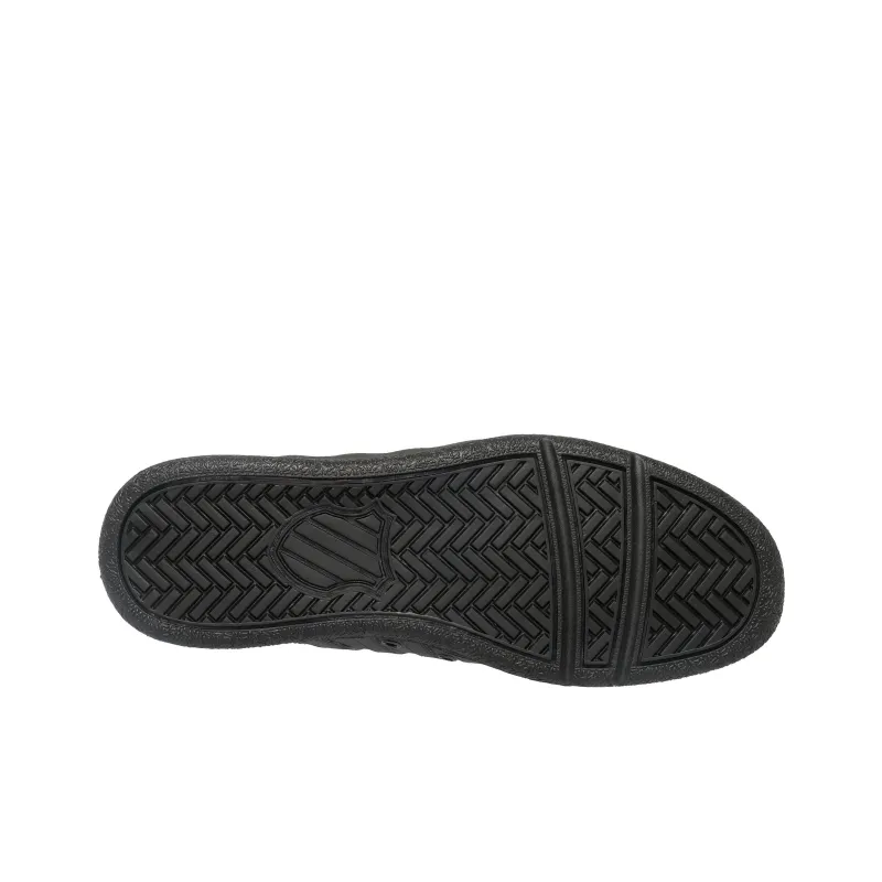 KSWISS Anti Slip Wear Resistant Low Top Tennis Shoes Women's Black-4