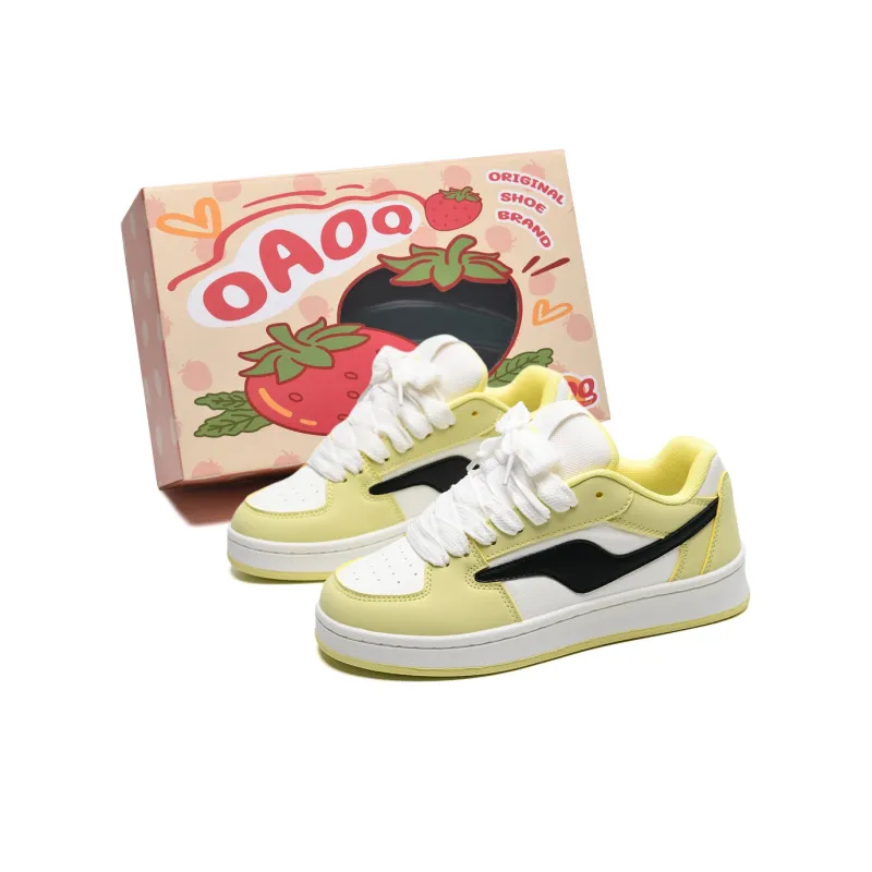 OAOQ Wear-resistant And Lightweight Low-Top Skateboard Shoes Unisex Box-13