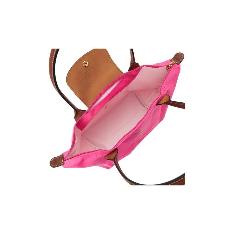 LONGCHAMP Le Pliage Recycled Polyamide One Shoulder Handbags Small Size Women's Pink-5
