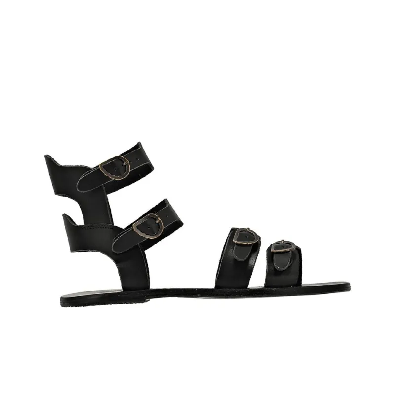 ANCIENT GREEK SANDALS Achilles Strap Sandals Men's Black-1