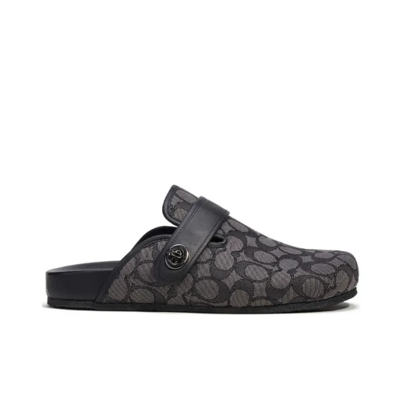 COACH Closed Toe Slippers Men's Black-1