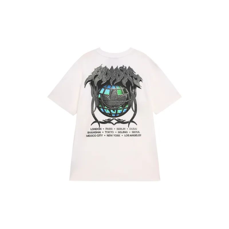 Adidas T Shirts Men White-1