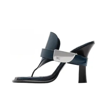 Burberry Flip Flops 5cm Women's Dark Blue