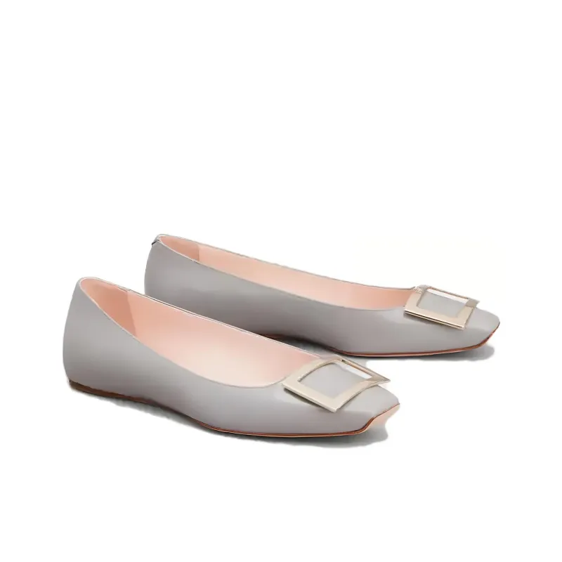 Roger Vivier Casual Single Shoes Women's Gray-2