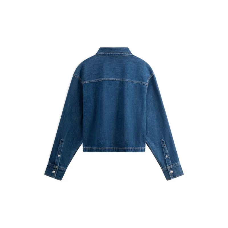 CALVIN KLEIN Shirt Women's Denim Blue-1