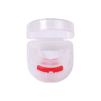 Wurong Boxing Protective Gears Red White EVA Silicone Unisex White