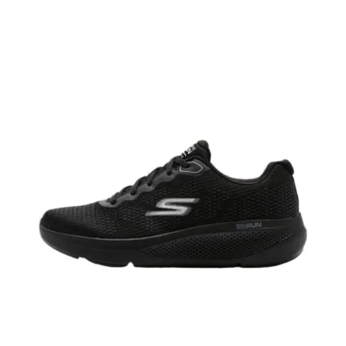 Skechers GO RUN Elevate Slip-Resistant Low-Top Running Shoes Men Black