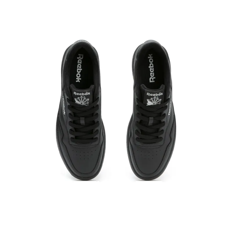 Reebok COURT 1000 Anti Slip Wear Resistant Low Top Skateboard Shoes Unisex Black Warrior-2